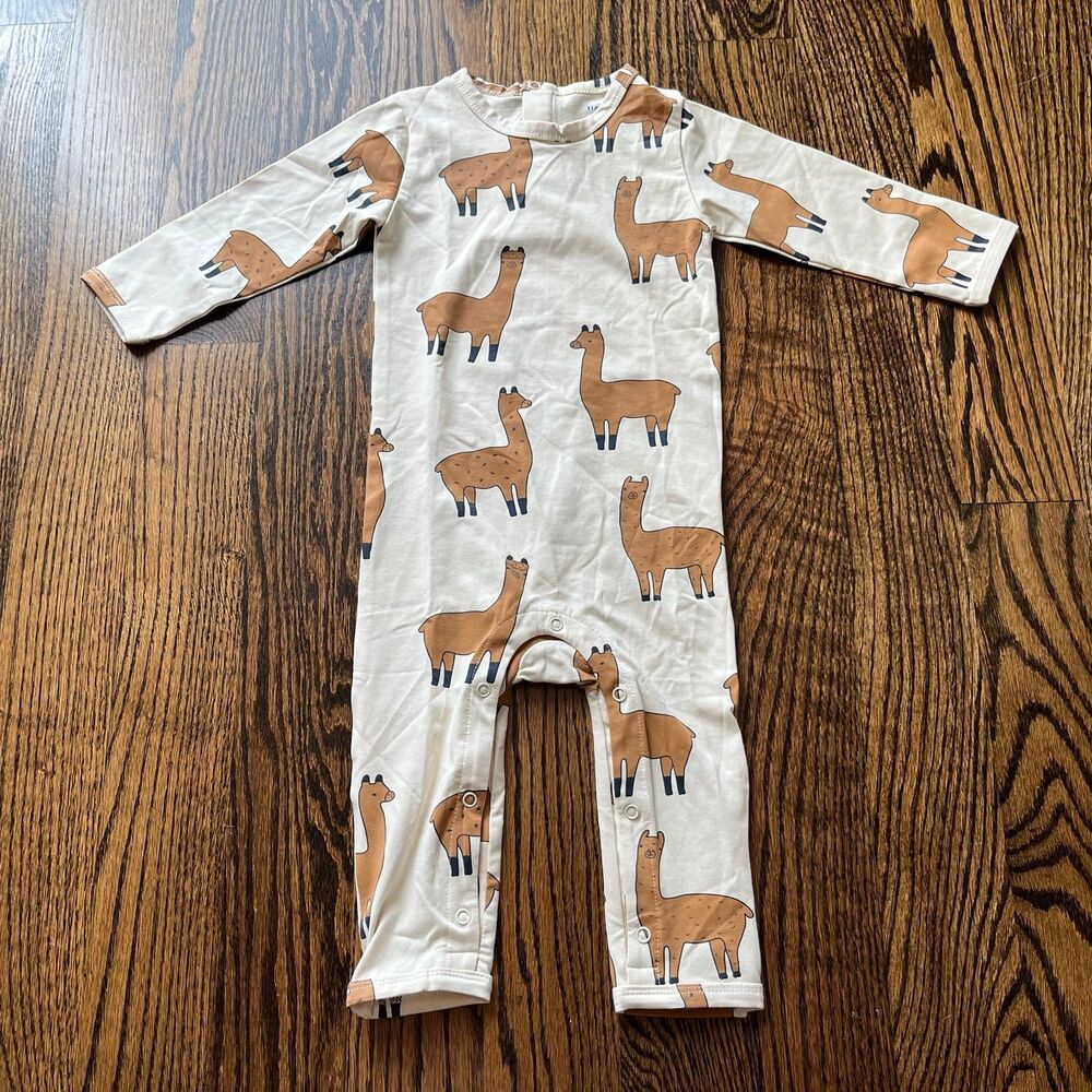 Tinycottons Llama Print One Piece (2Y)